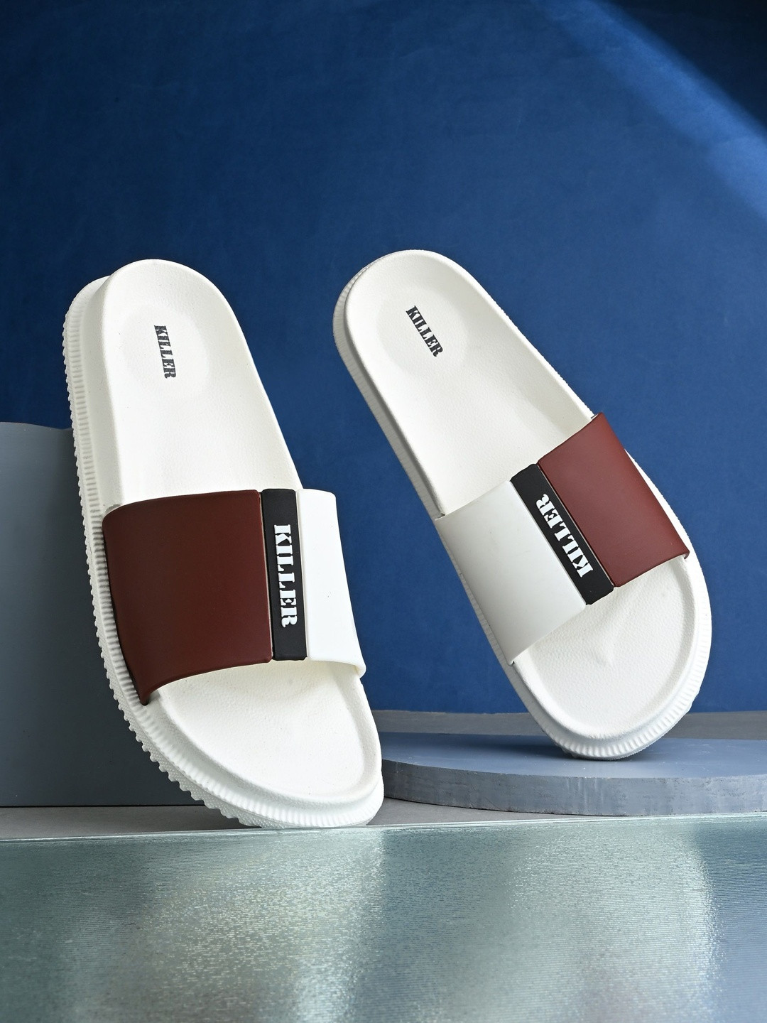 Killer Men Colourblocked Sliders