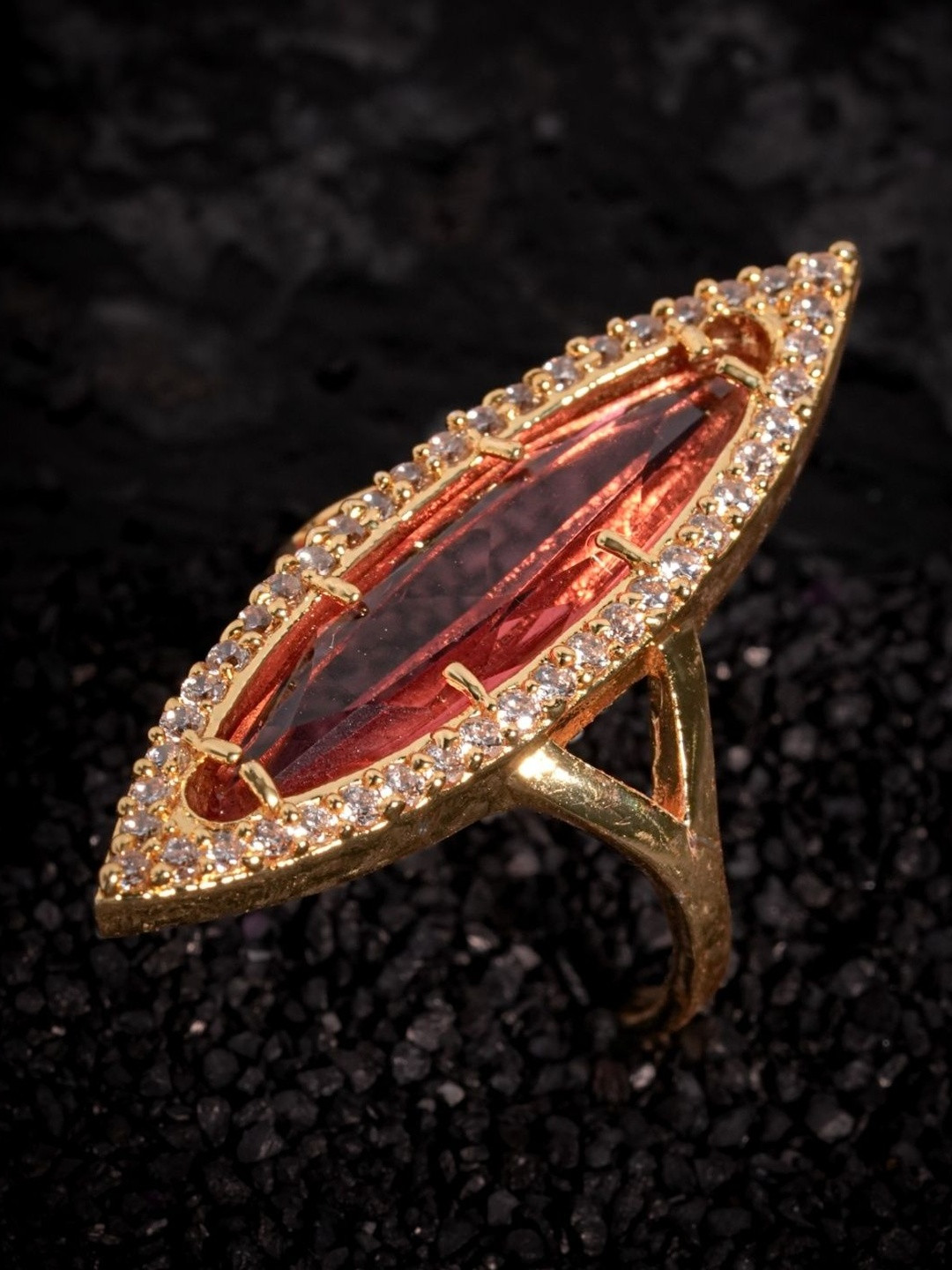 Vosgi Gold-Plated Finger Ring