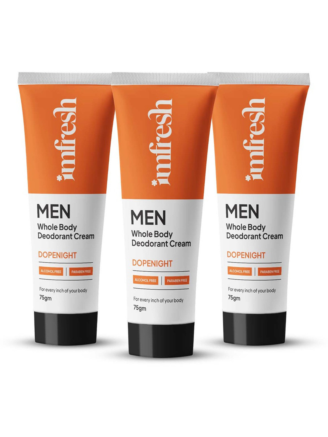 imfresh Men Set Of 3 Dopenight Whole Body Deodorant Cream - 75 g Each
