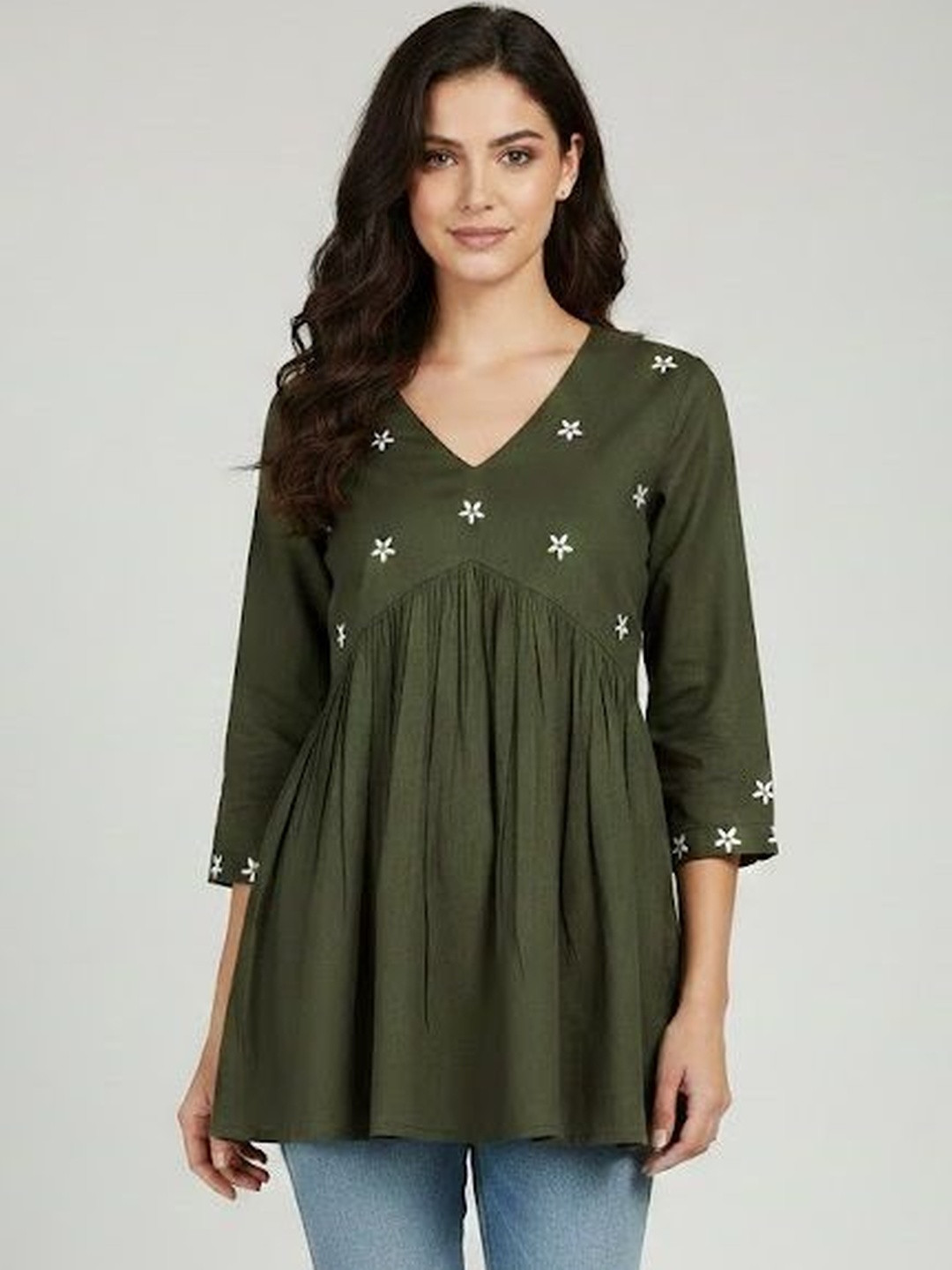 ANANDITA Embroidered Top