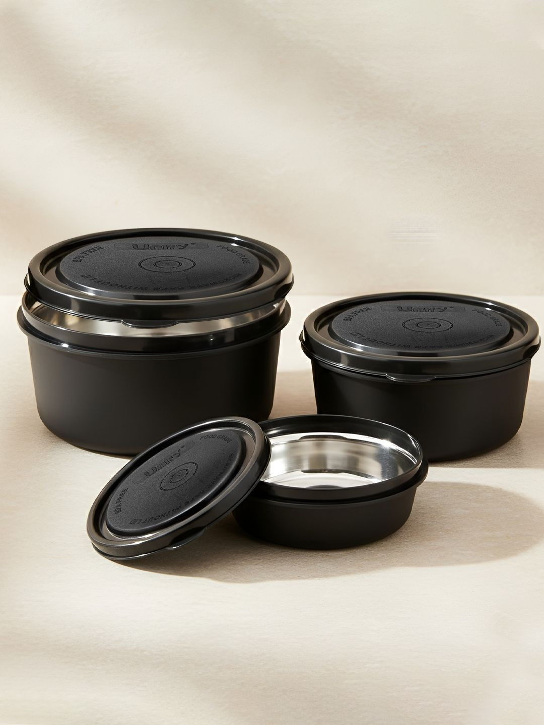 Unify Black 2026 Stainless Steel Microwave Safe Container