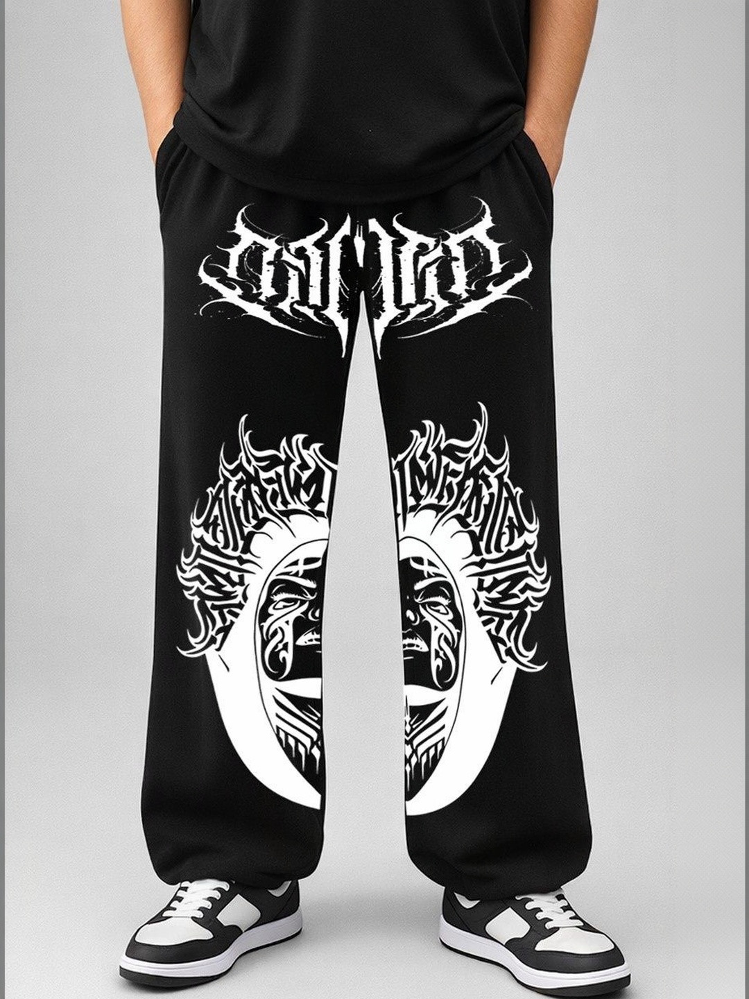 ZEN1 FASHION Men Regular Fit Graphic Print Track Pants