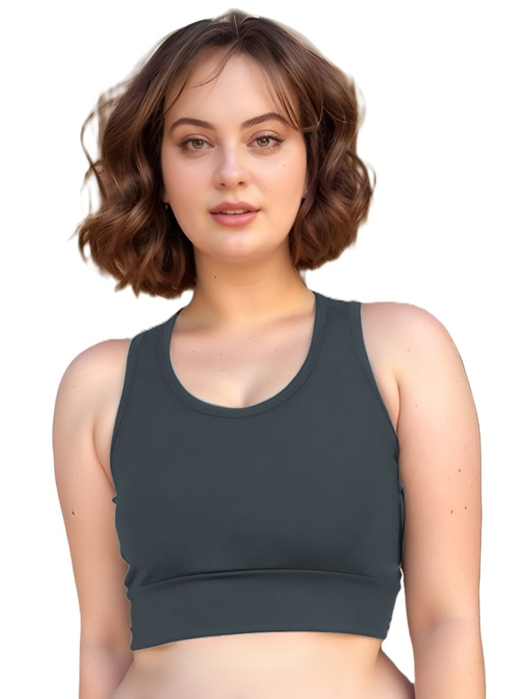 BLUEFICUS Women Non-Padded High Support Sports Bra