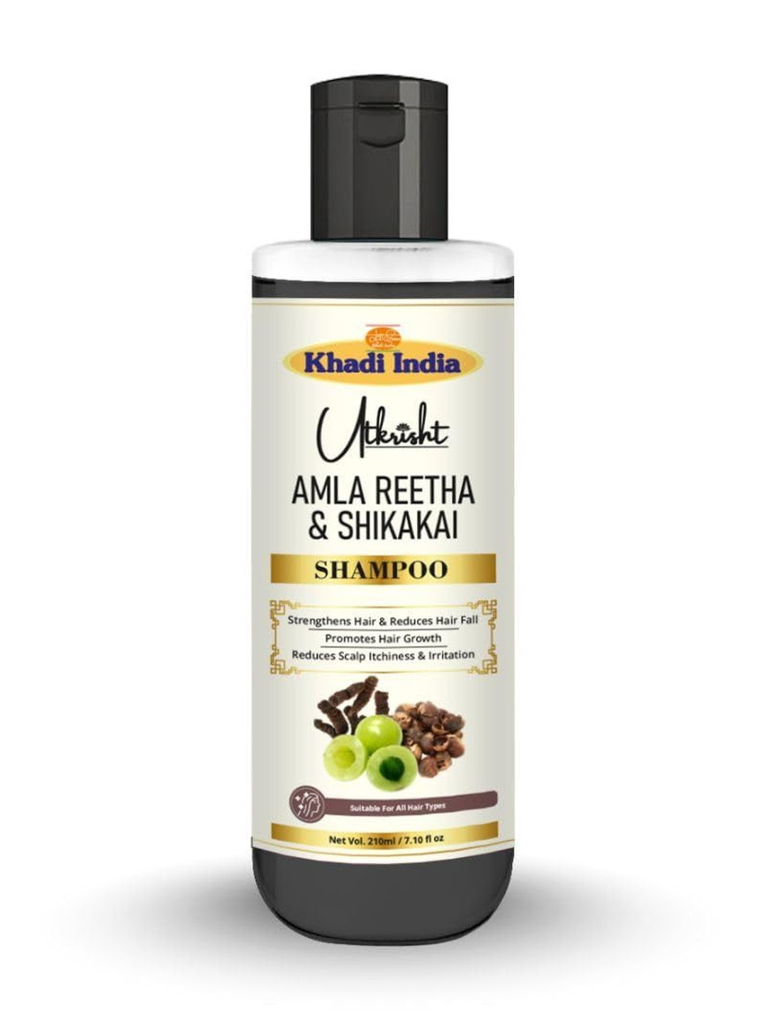 Utkrisht Amla Reetha & Shikakai Shampoo For Hair Fall Control - 210 ml
