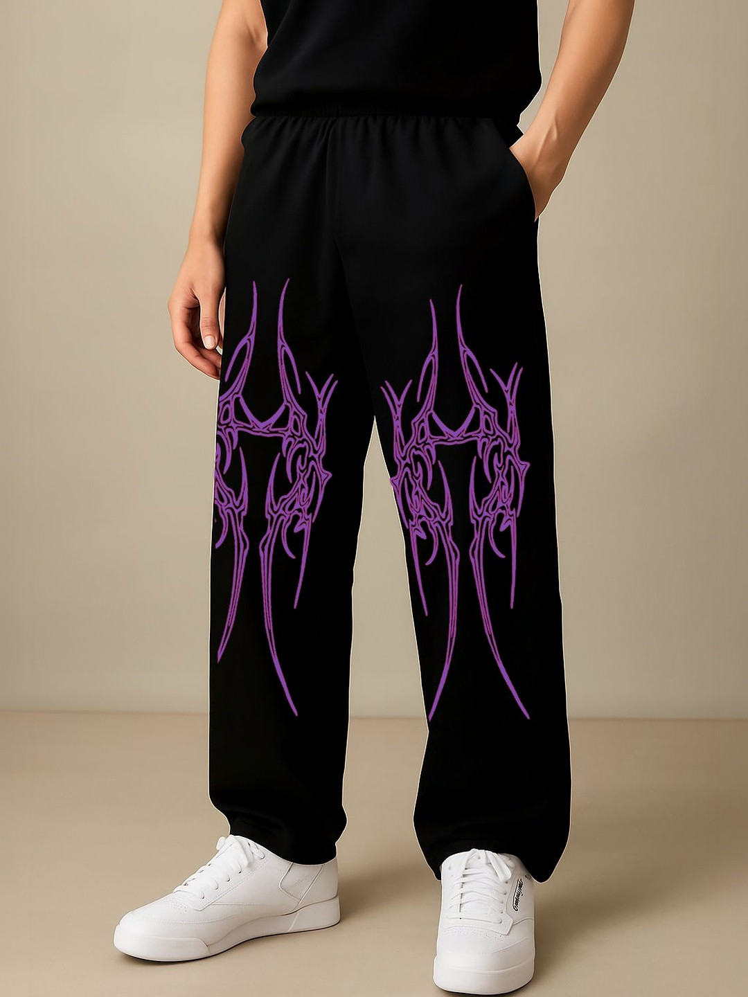 ZEN1 FASHION Men Regular Fit Graphic Print Track Pants