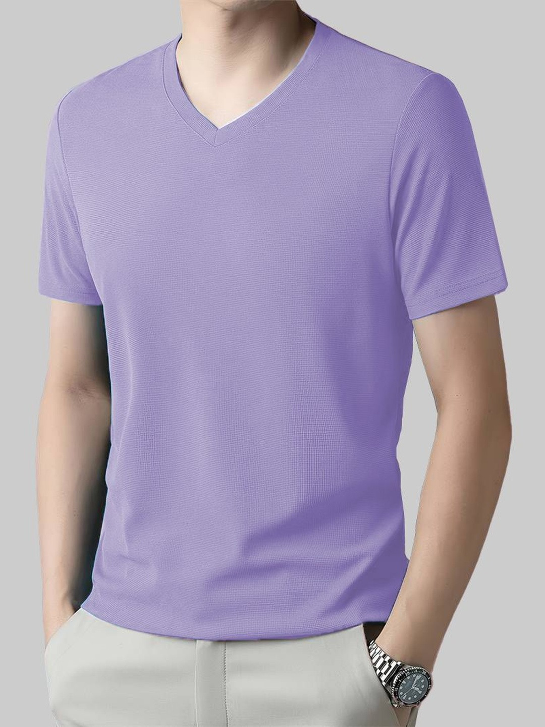 TAGDO FASHION Men V-Neck T-shirt