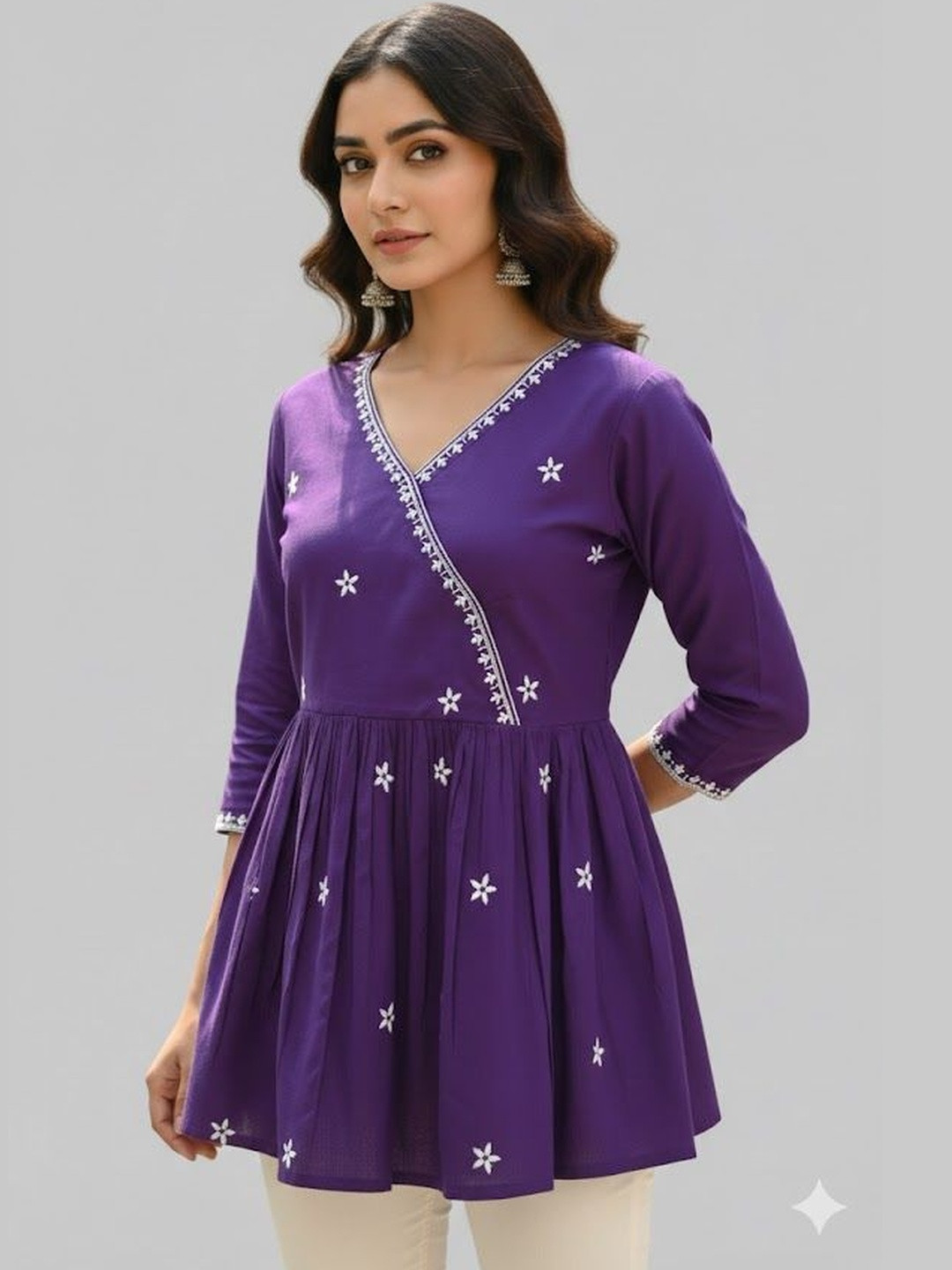 ANANDITA Embroidered Top
