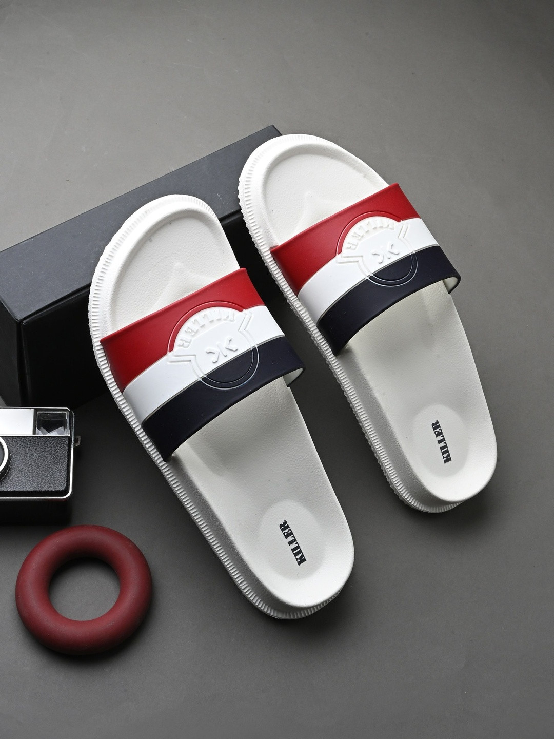 Killer Men Colourblocked Sliders