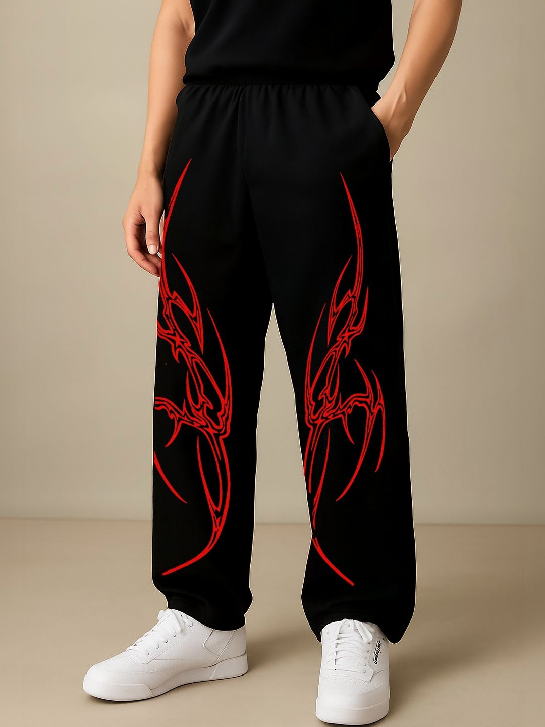 ZEN1 FASHION Men Regular Fit Graphic Print Track Pants