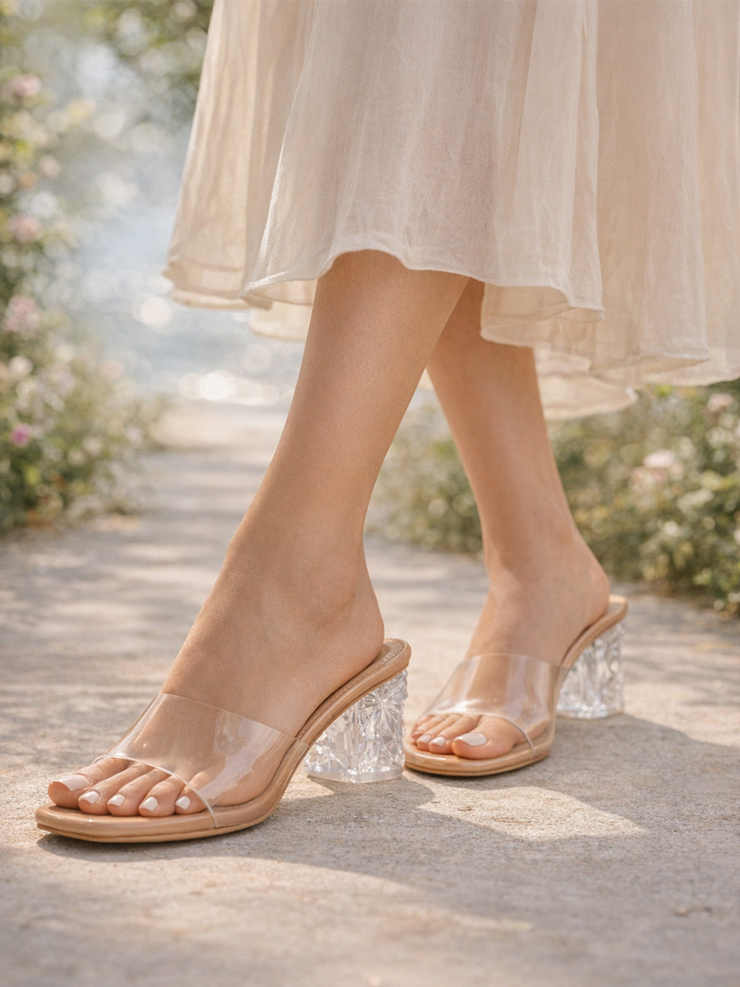 Snasta Women Open Toe Heels
