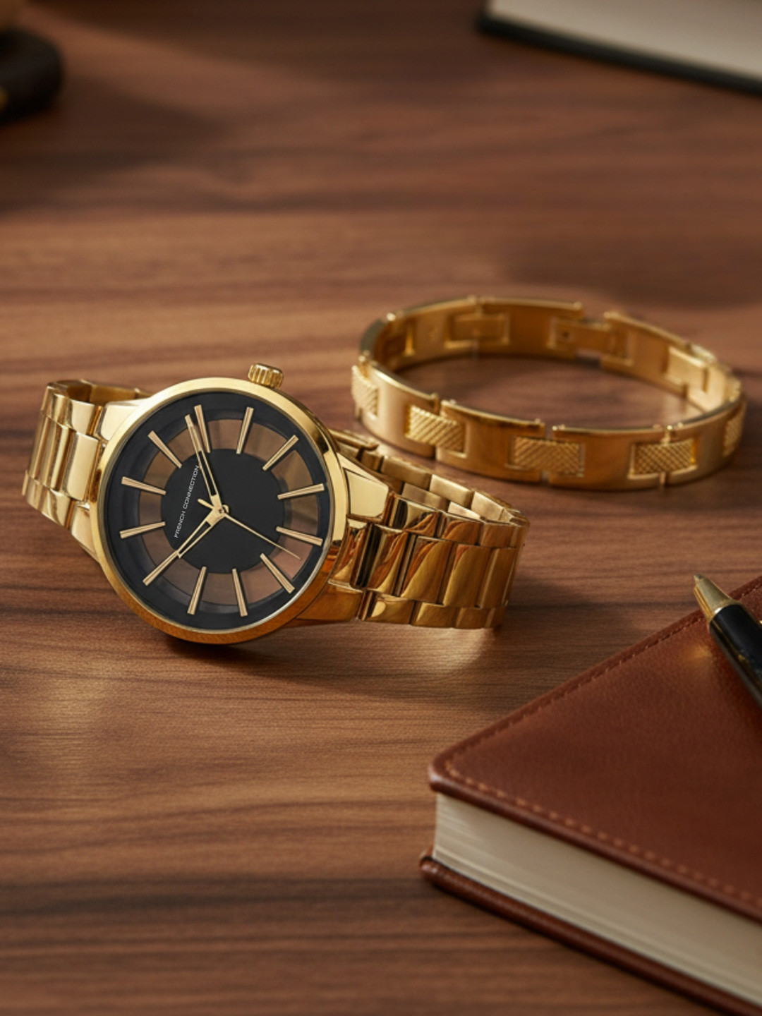 French Connection Men Watch Gift Set FCW16GM