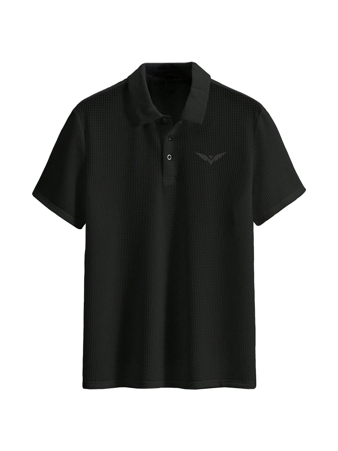 TAGDO FASHION Men Self Design Polo Collar T-shirt