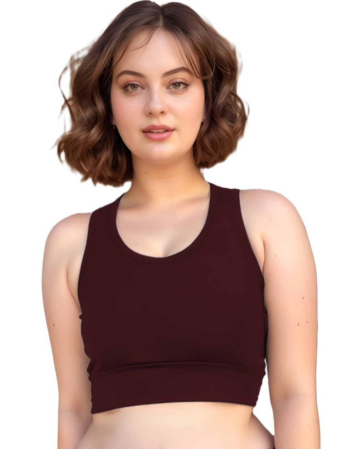 BLUEFICUS Women Non-Padded High Support Sports Bra