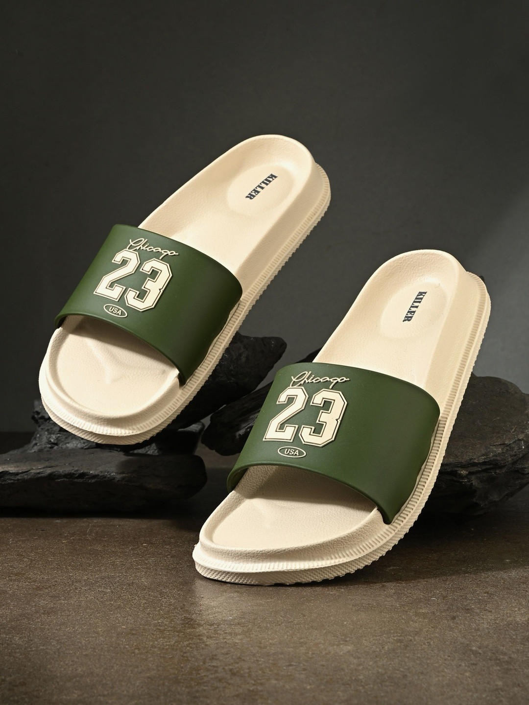 Killer Men Printed Sliders