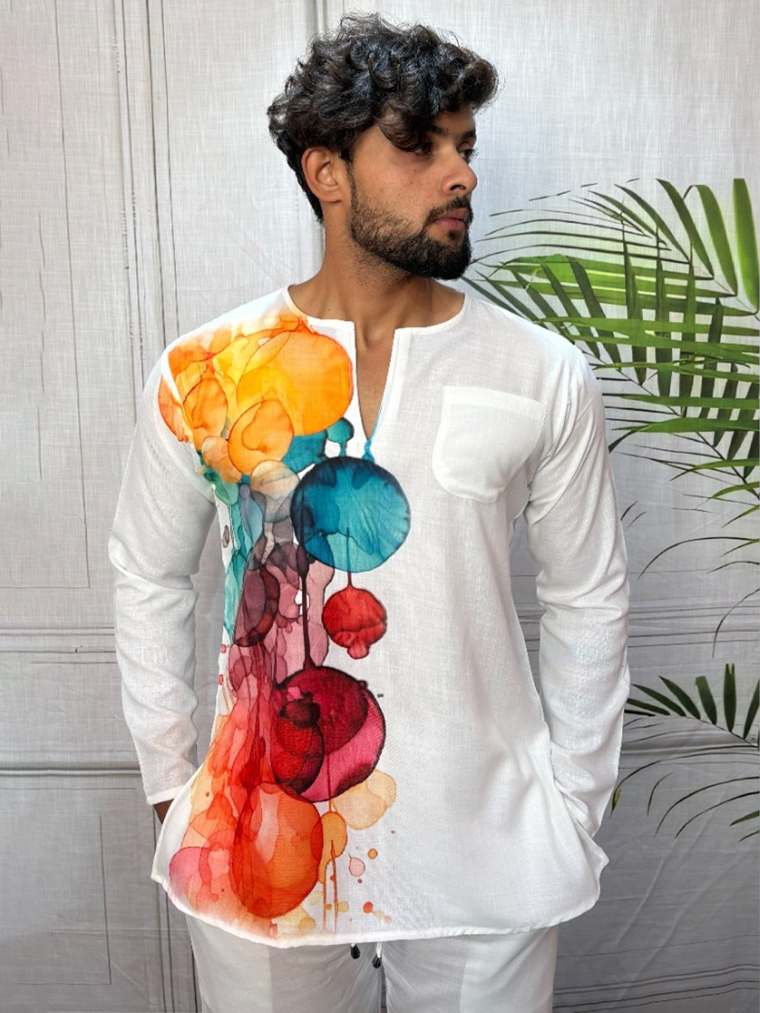 NIRMAL ONLINE Men Printed Kurta