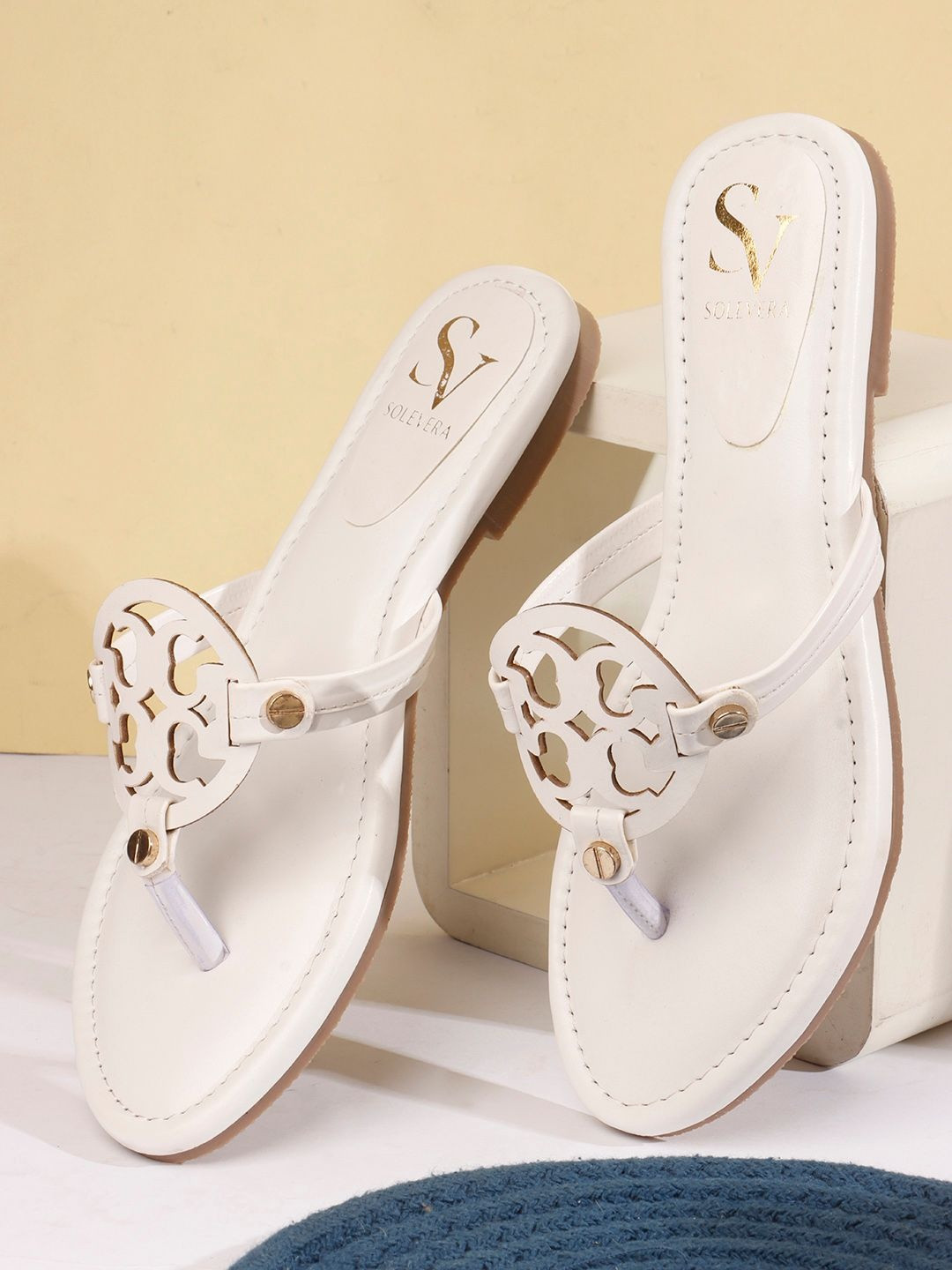 Solevera Women Open Toe Flats