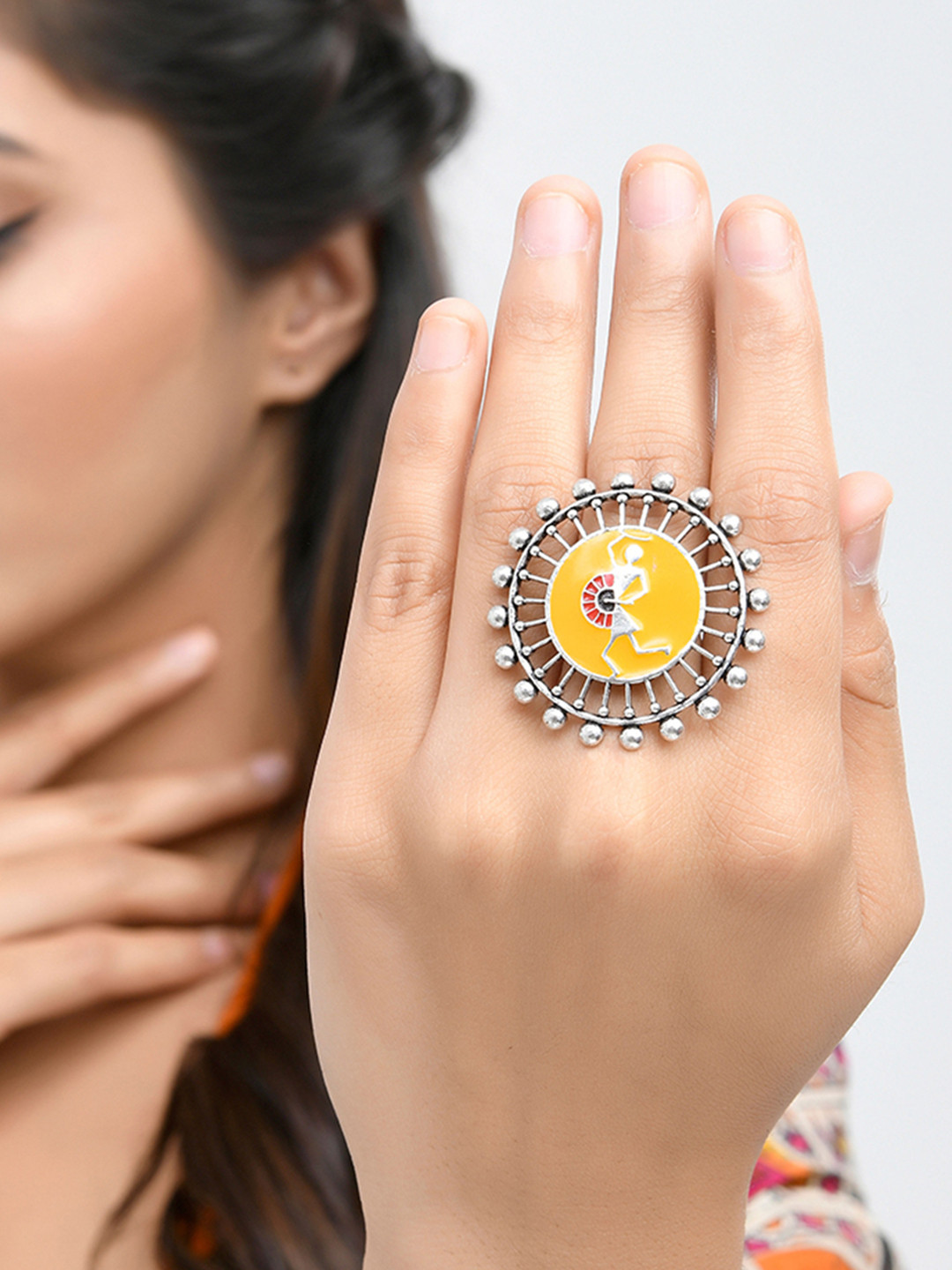 Warli Dholida Ring