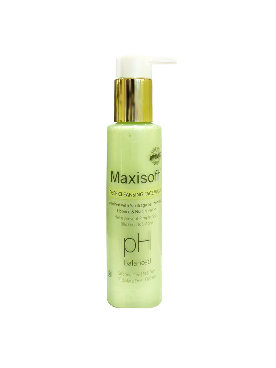 Maxisoft Unisex Deep Cleansing Face Wash With Green Tea - 100ml