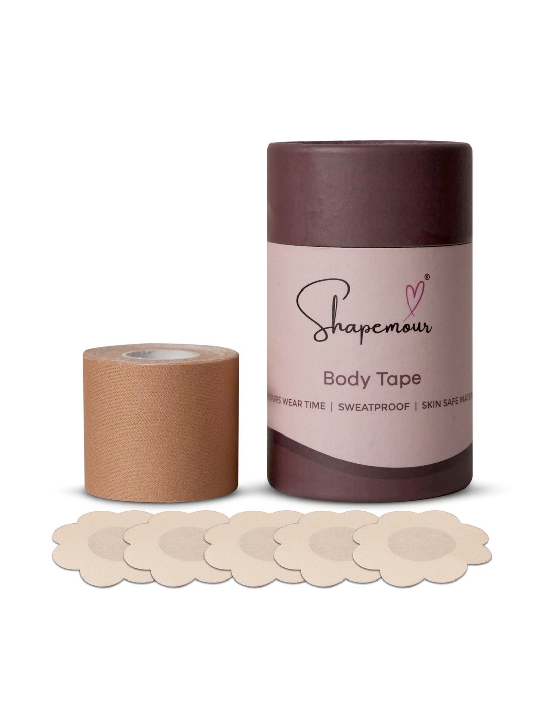 Shapemour Bodytape 5 cm Width with Nipple Pasties