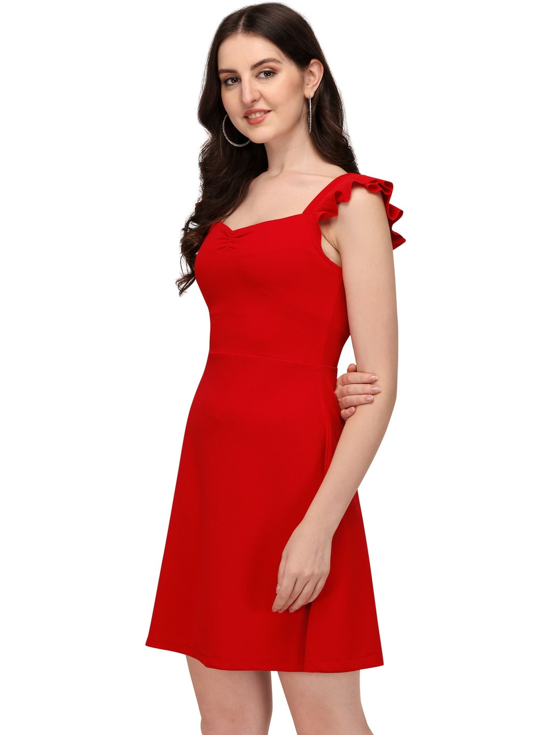 Mehrang Ruffled Fit & Flare Dress