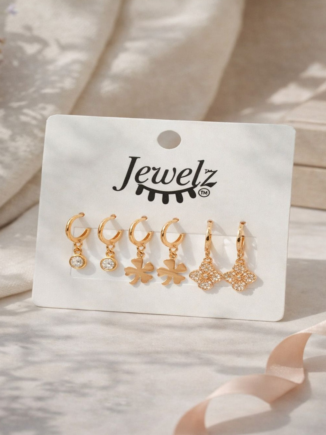 Jewelz Quirky Hoop Earrings