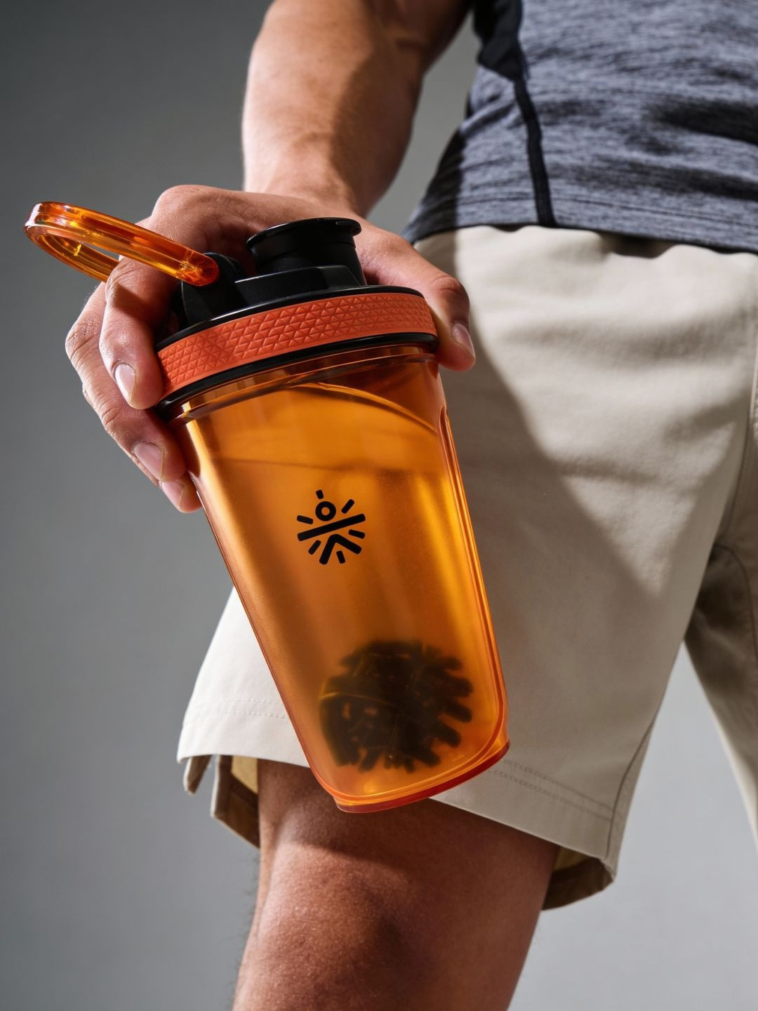 CULT FrostBlend 500 ml Leak-Proof Multipurpose Shaker Bottle - Orange