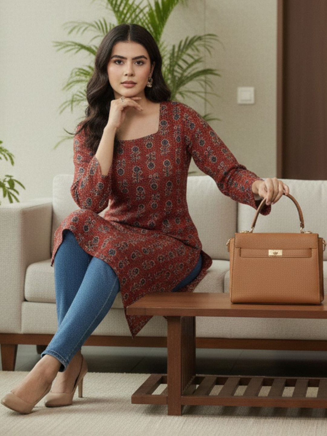 Varanga Women Floral Printed Kurta