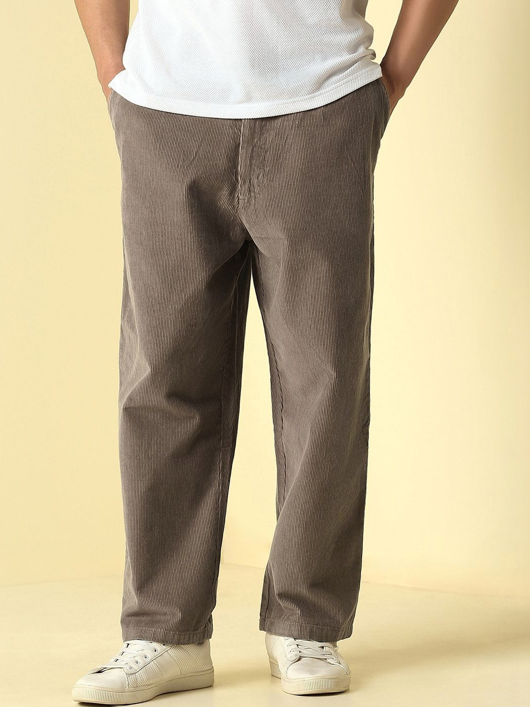 Allen Solly Men Pleated Trousers