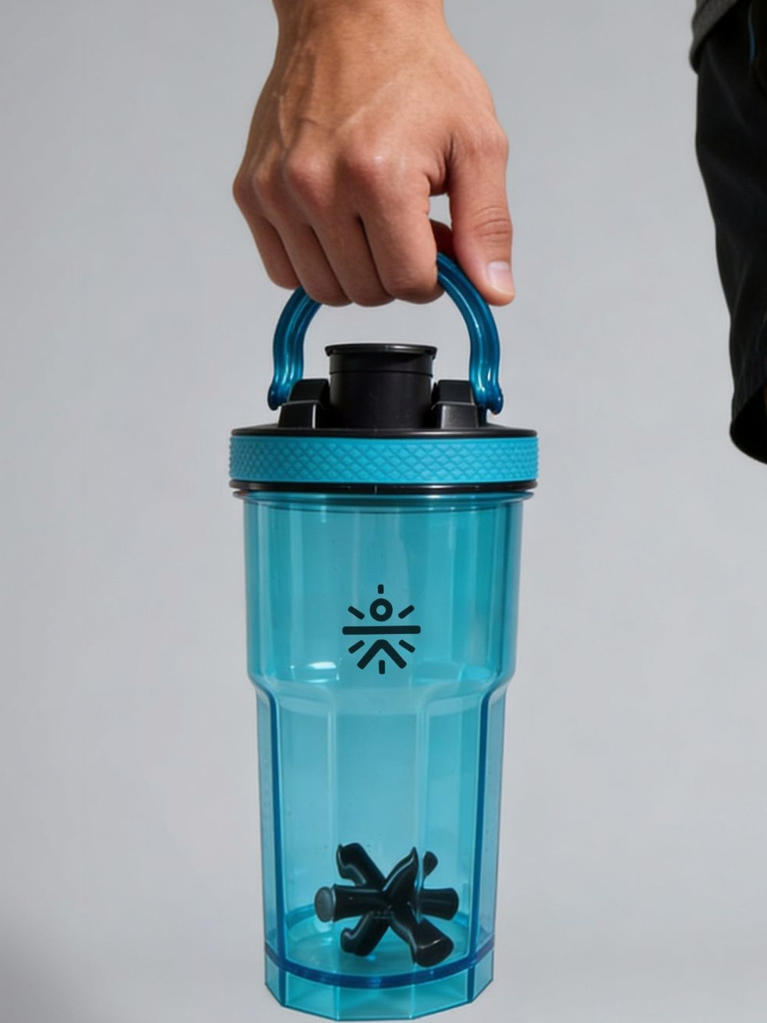 CULT FrostBlend Pro 600 ml Multipurpose Leak-Proof Shaker Bottle - Blue