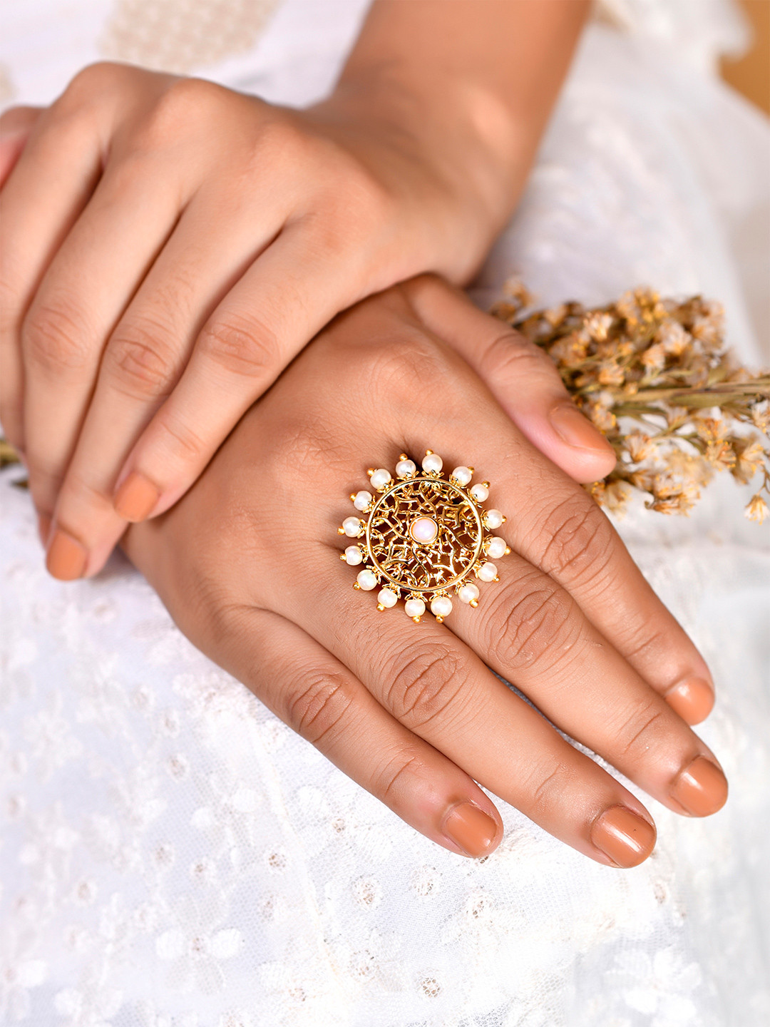 Nazakat Mehboob Statement Ring