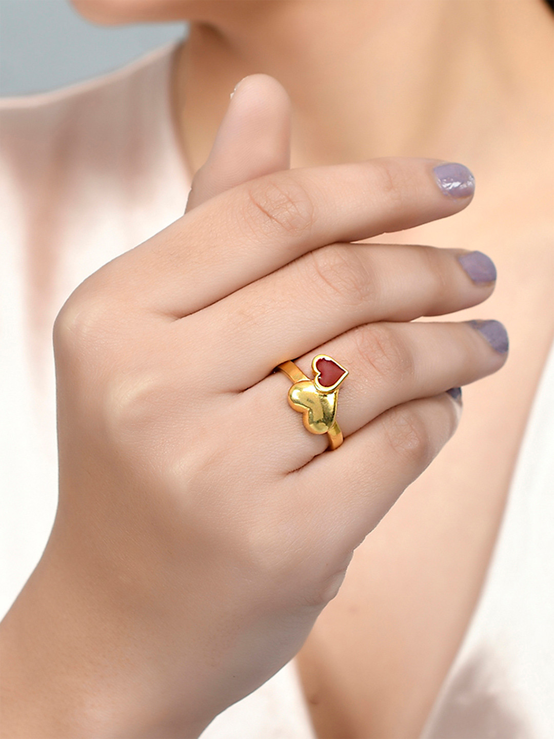 Valentine's Day Collection Bonded Hearts Ring