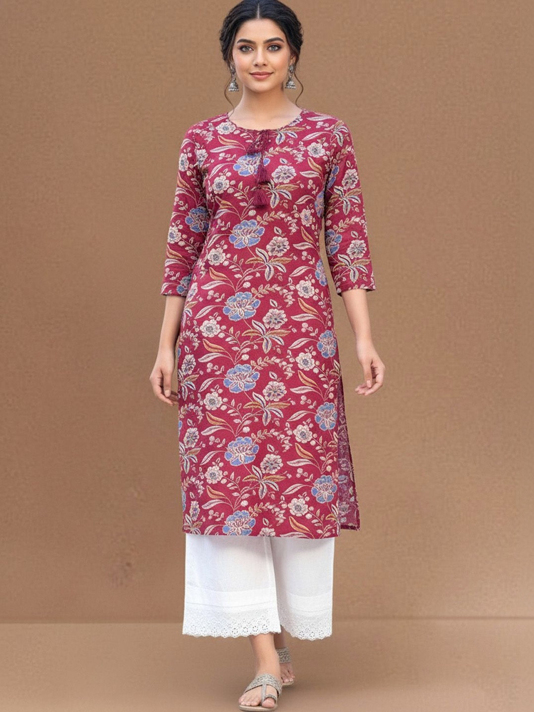 KALINI Women Floral Printed Floral Kurta
