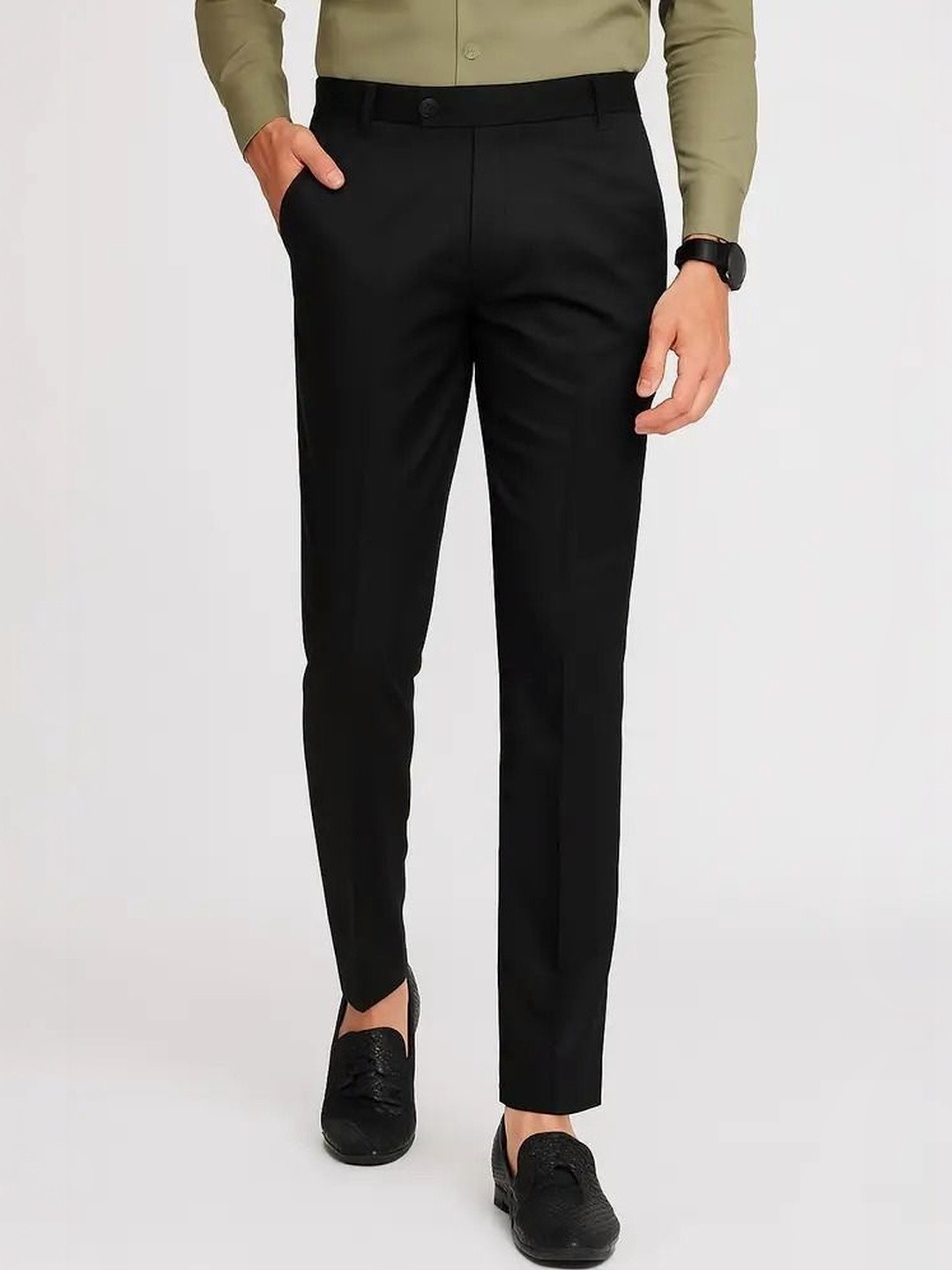 Haul Chic Men Slim Fit Trousers