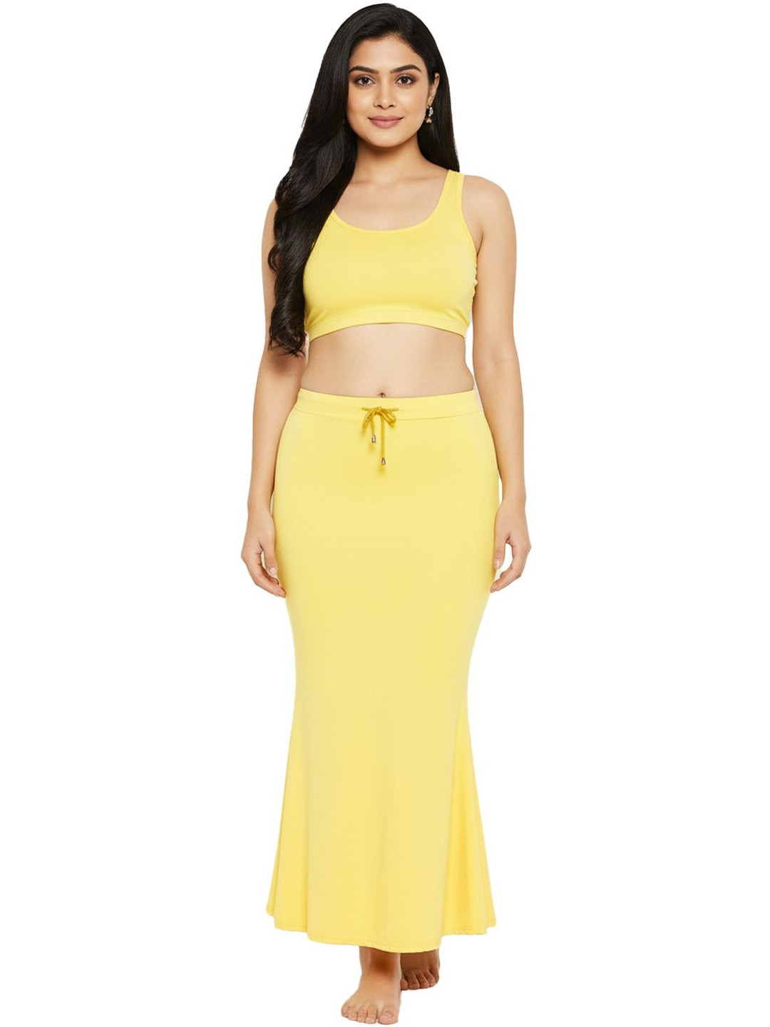 Esensuelle 7 Mid-Rise Mermaid Fit Saree Shapewear Petticoat