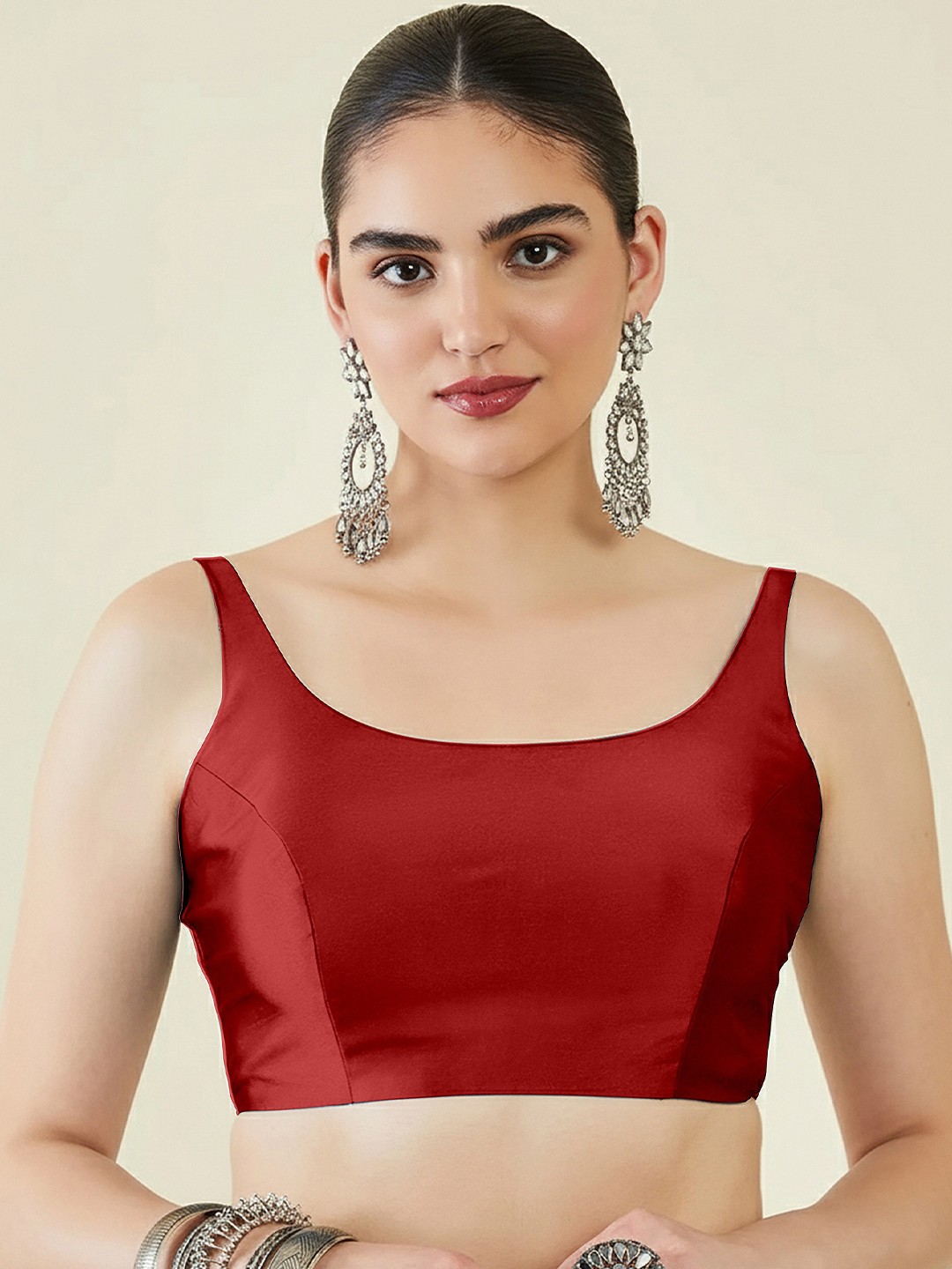 Mehrang Round Neck Saree Blouse