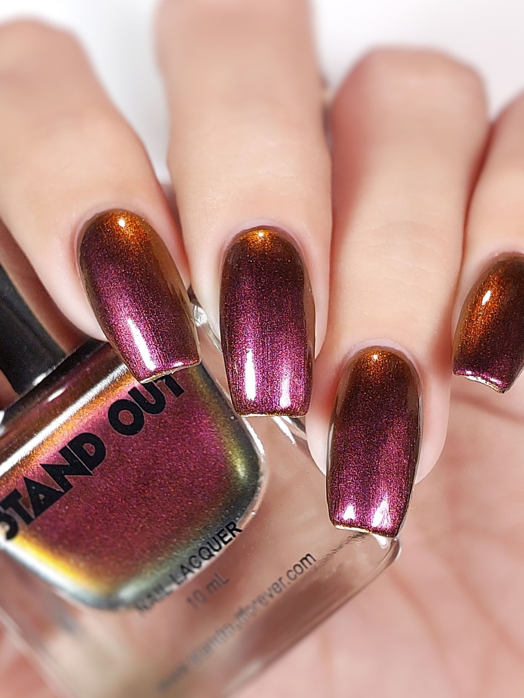 Stand Out Multi Chrome Color Changing Boutique Chameleon Nail Polish - Gleamier- 12 ml