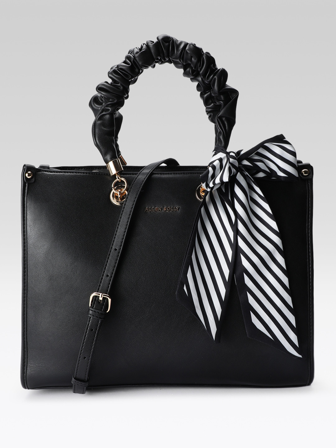Allen Solly Solid Structured Sling Bag