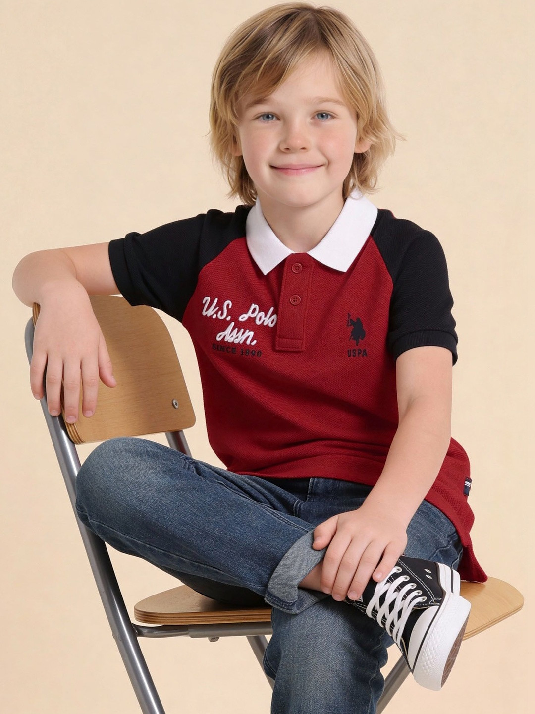 U.S. Polo Assn. Kids Boys Cotton Tshirts