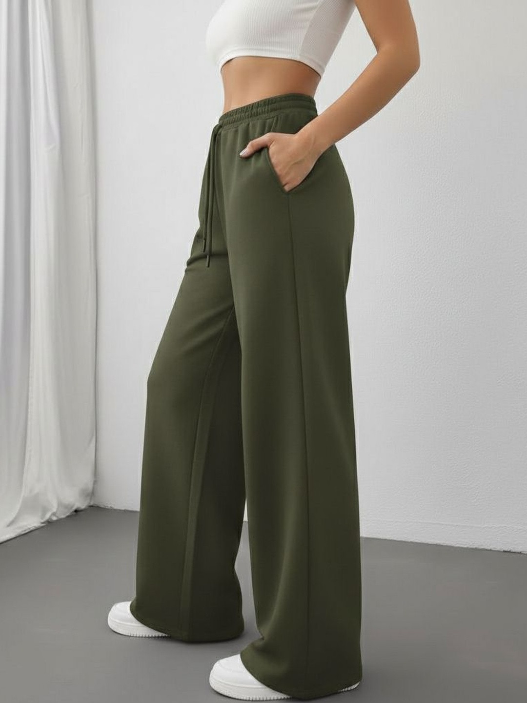 dockstreet Women Relaxed Fit Track Pants