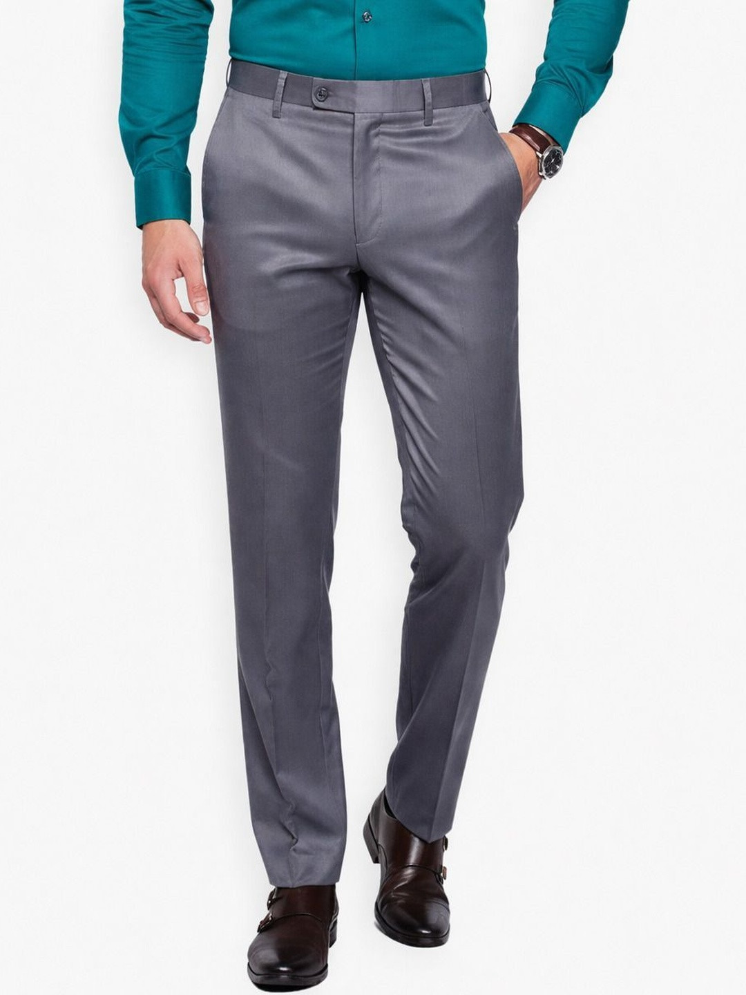 Haul Chic Men Slim Fit Trousers