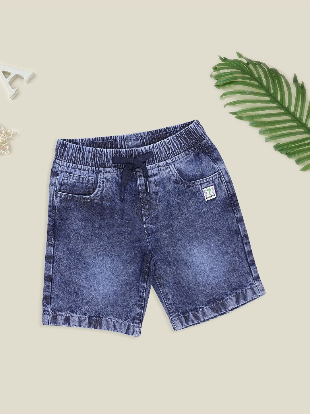 Pantaloons Junior Boys Washed Technology Shorts
