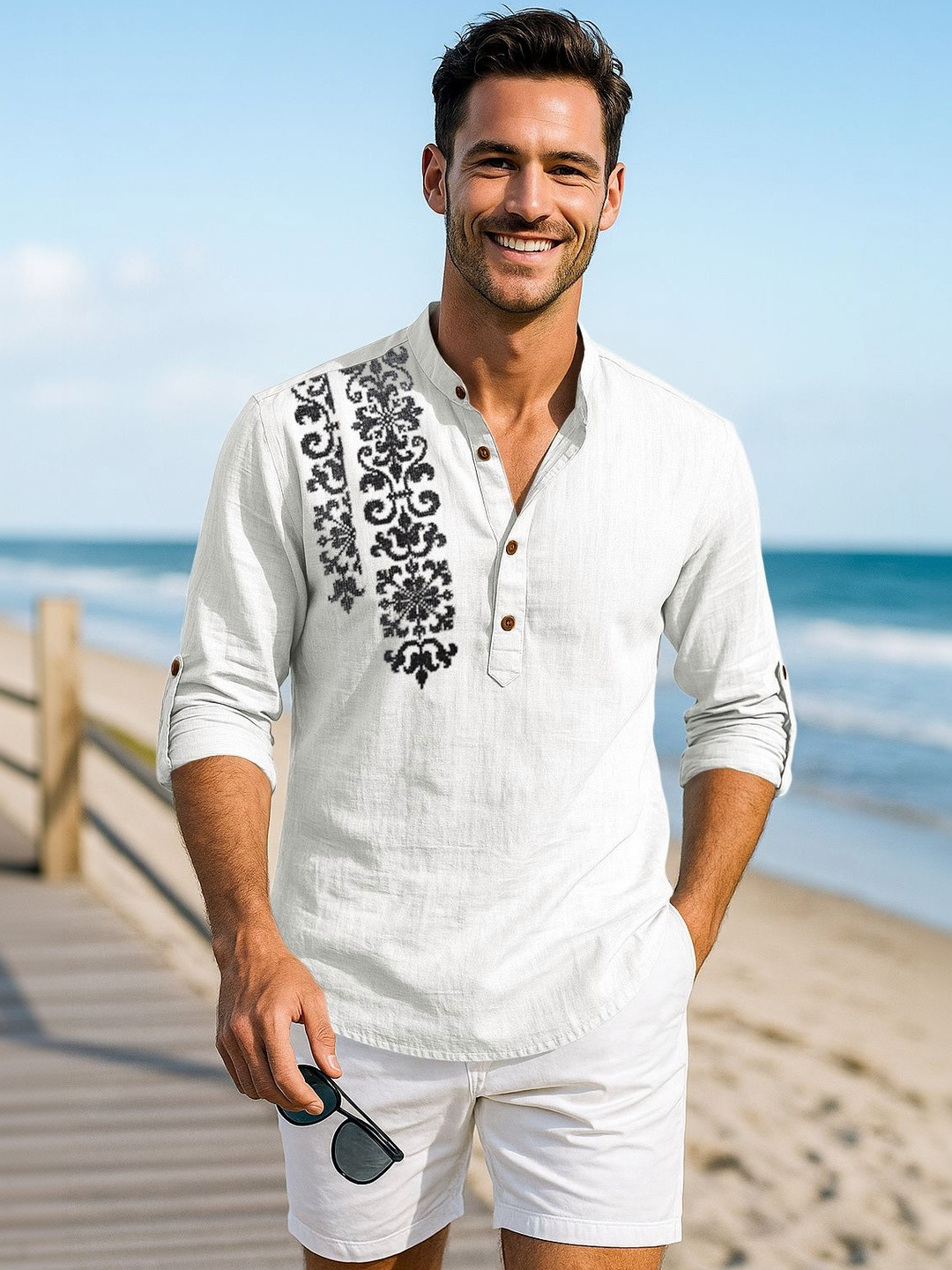 ZBIO Men Printed Kurta