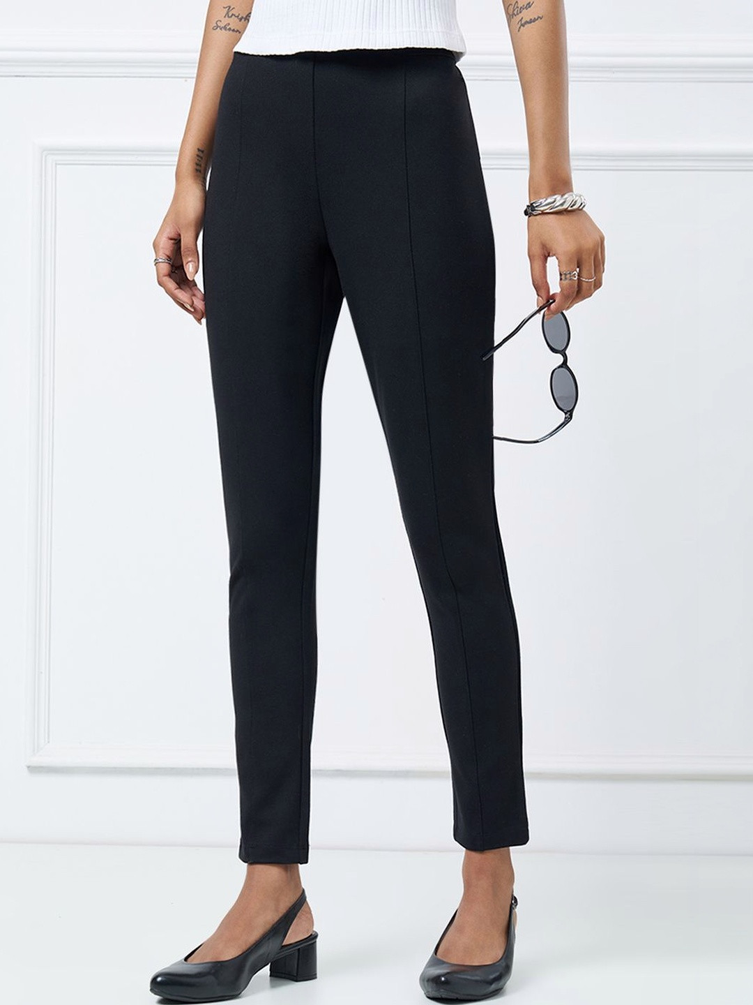Annabelle by Pantaloons Women Skinny Fit Trousers