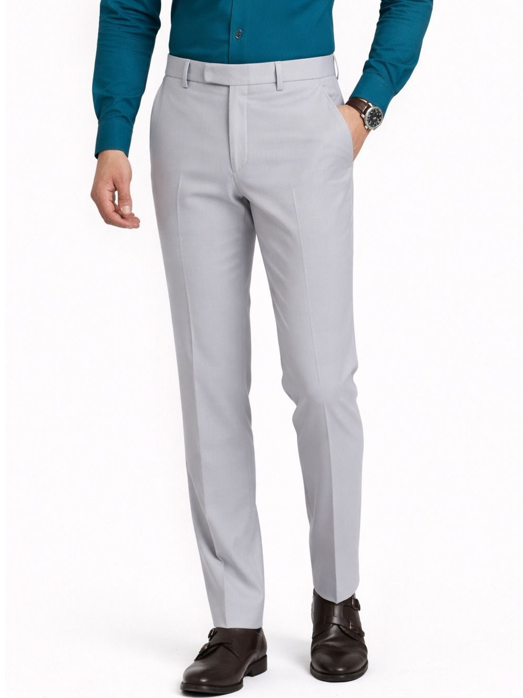 Haul Chic Men Slim Fit Trousers