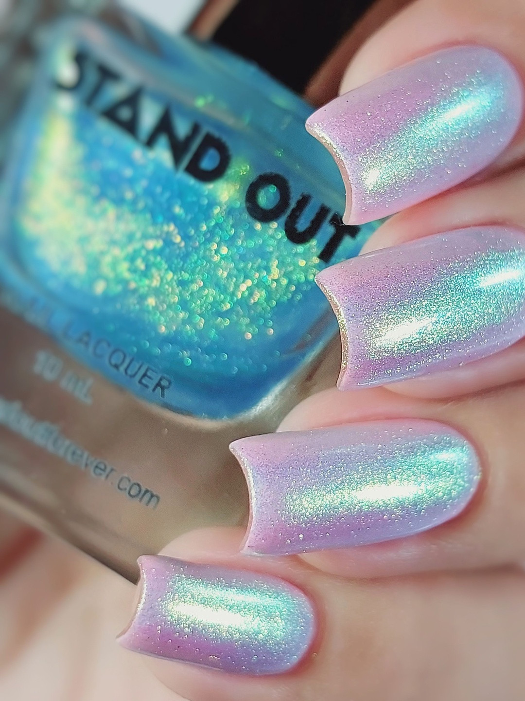 Stand Out Multi Chrome Color Changing Boutique Chameleon Nail Polish - Devine Drip - 12 ml