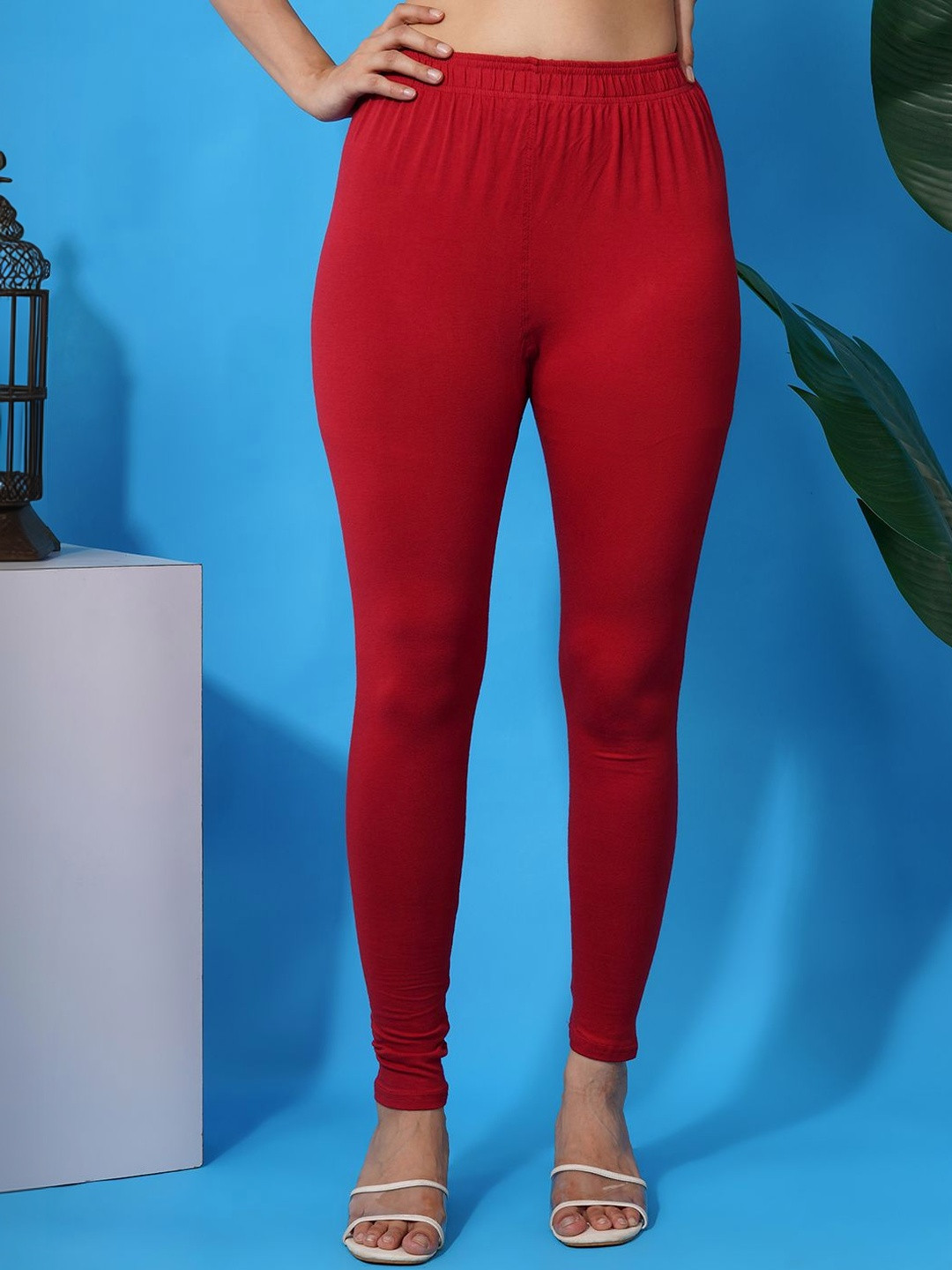 Fortuner Leggings Cotton Mid Rise Ankle Length Leggings