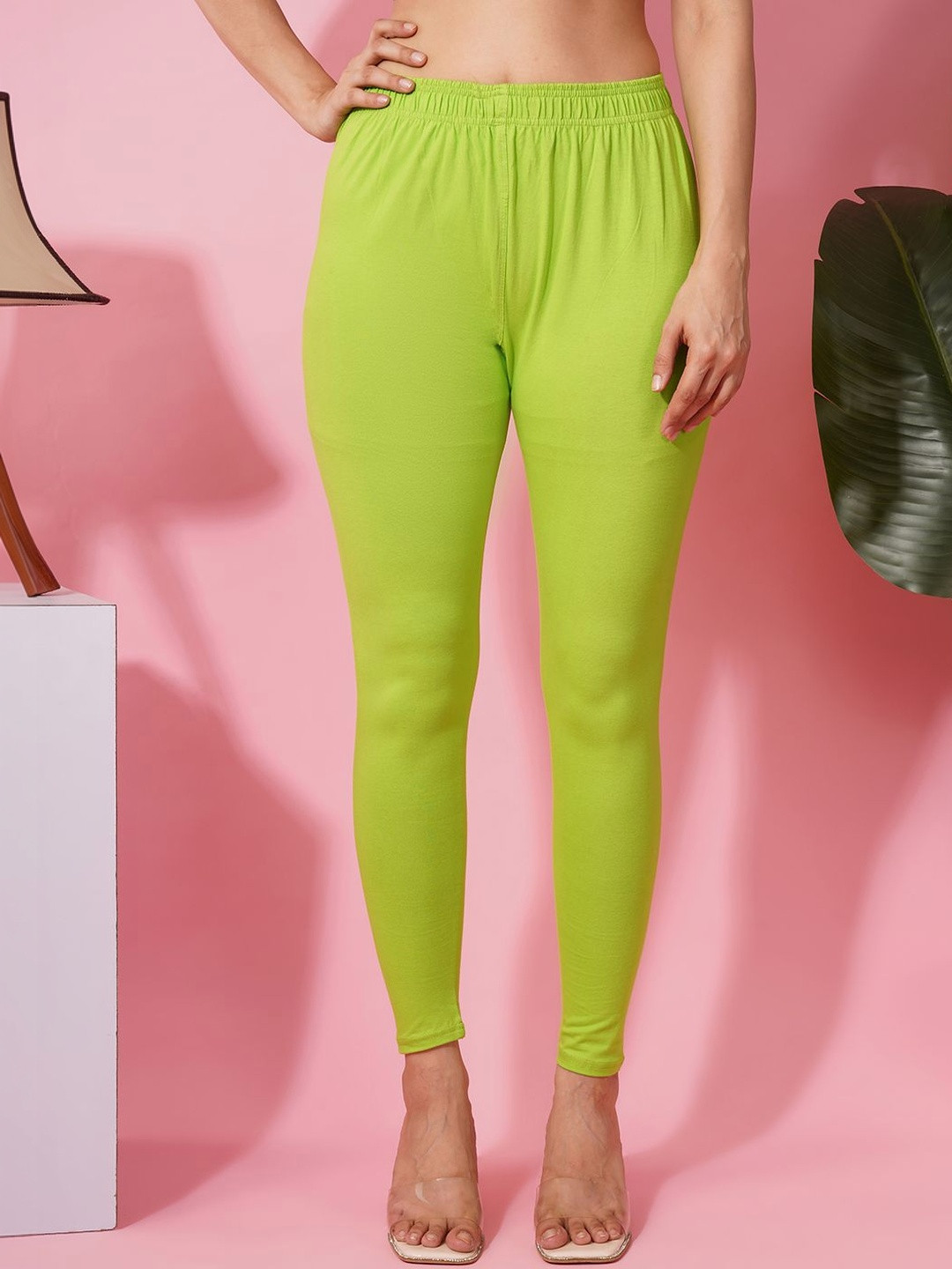 Fortuner Leggings Cotton Mid Rise Ankle Length Leggings