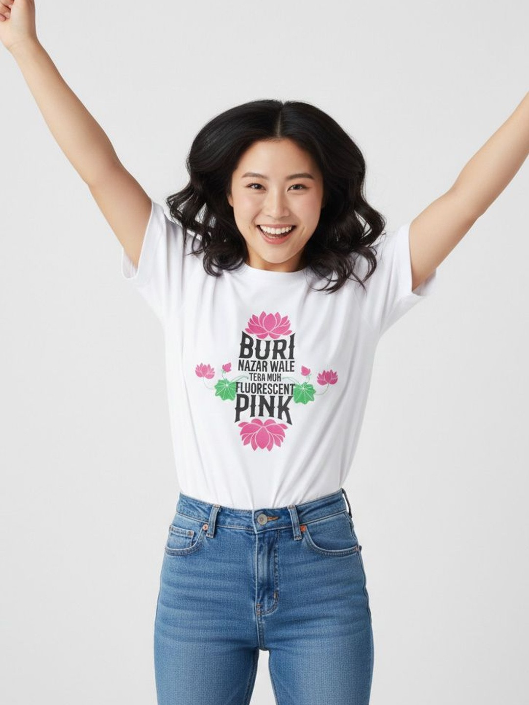 Pookiie Women Typography Printed T-shirt