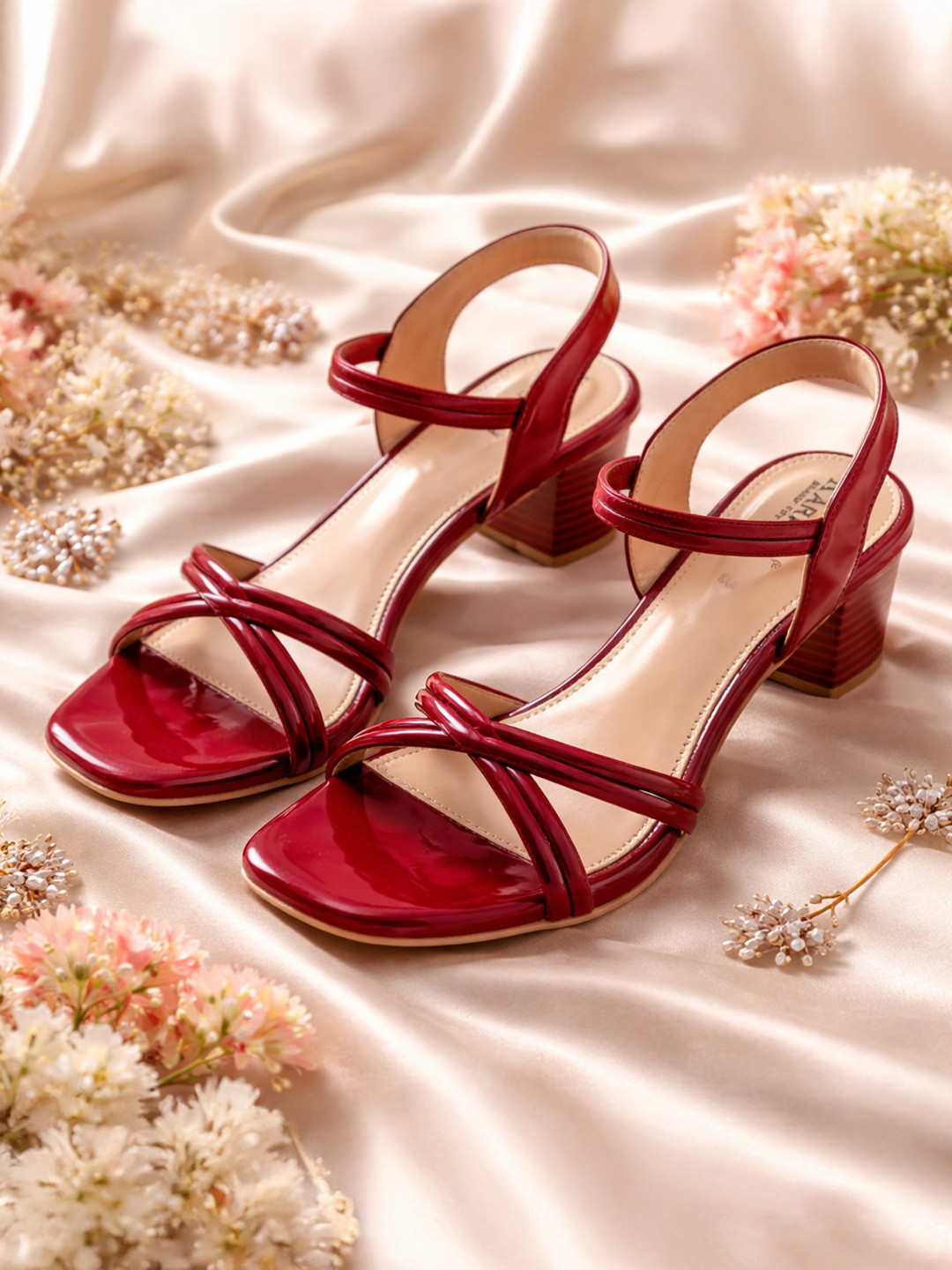 KARADDI Women Open Toe Block Sandals