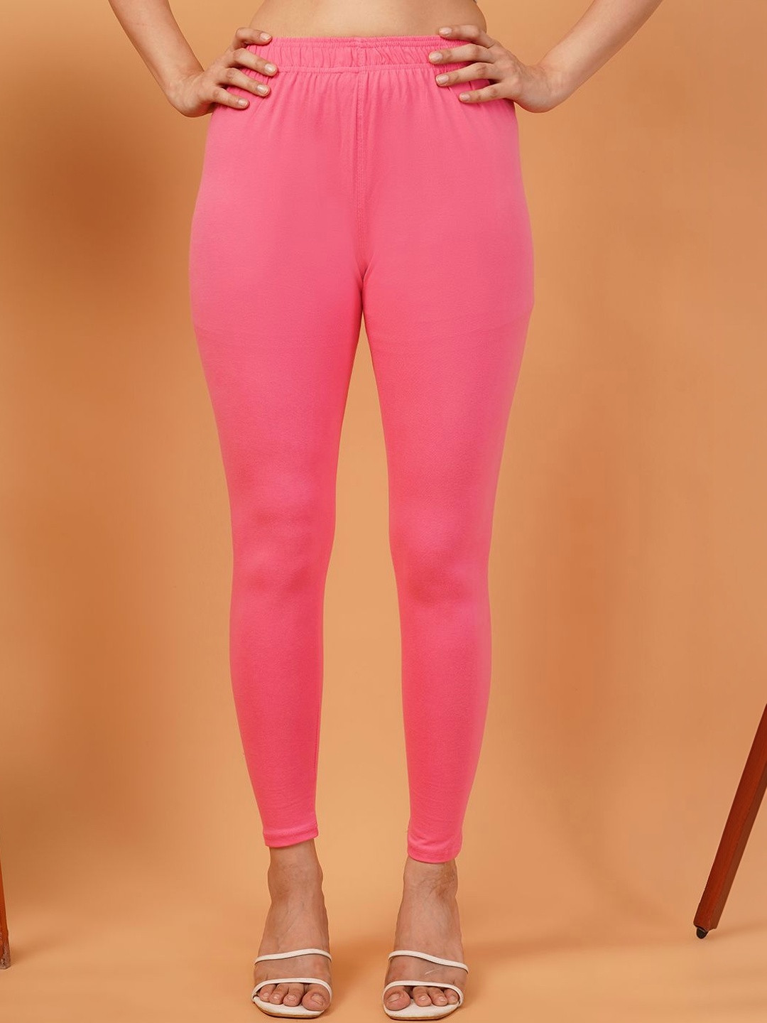 Fortuner Leggings Cotton Mid Rise Ankle Length Leggings